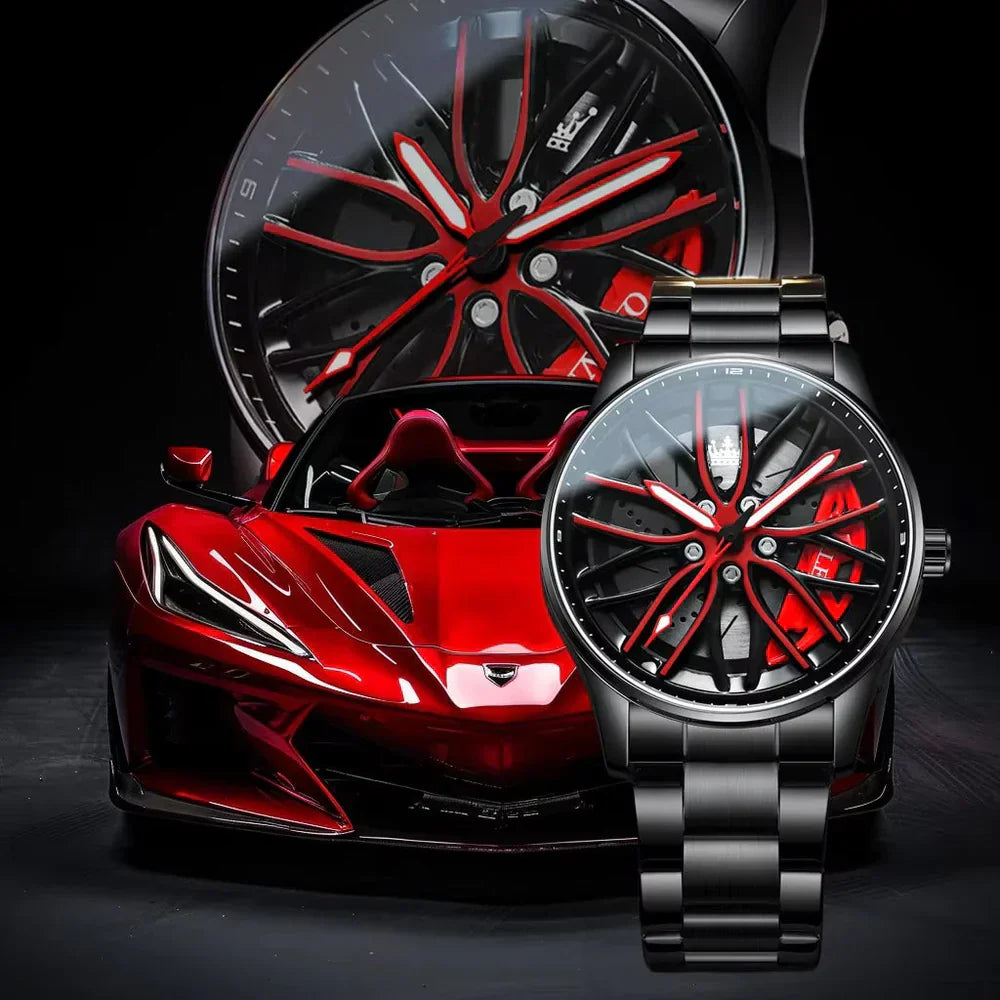 Stainless Steel Wheel Watch – Where Style Meets Motion