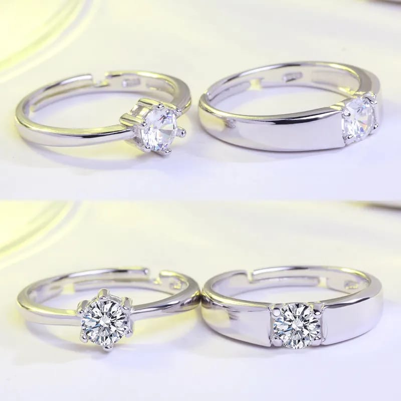 Couple Ring  Bond by Love ❤️ 💖 💕valentine day gift  Adjustable Size Stainless steel
