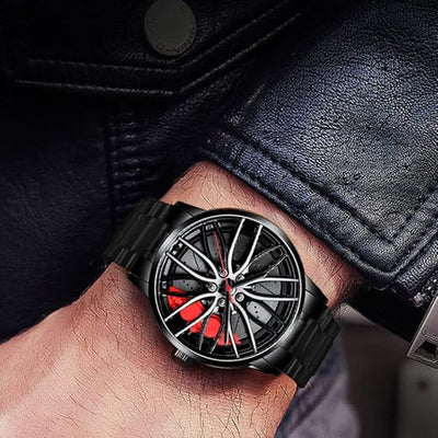 Stainless Steel Wheel Watch – Where Style Meets Motion